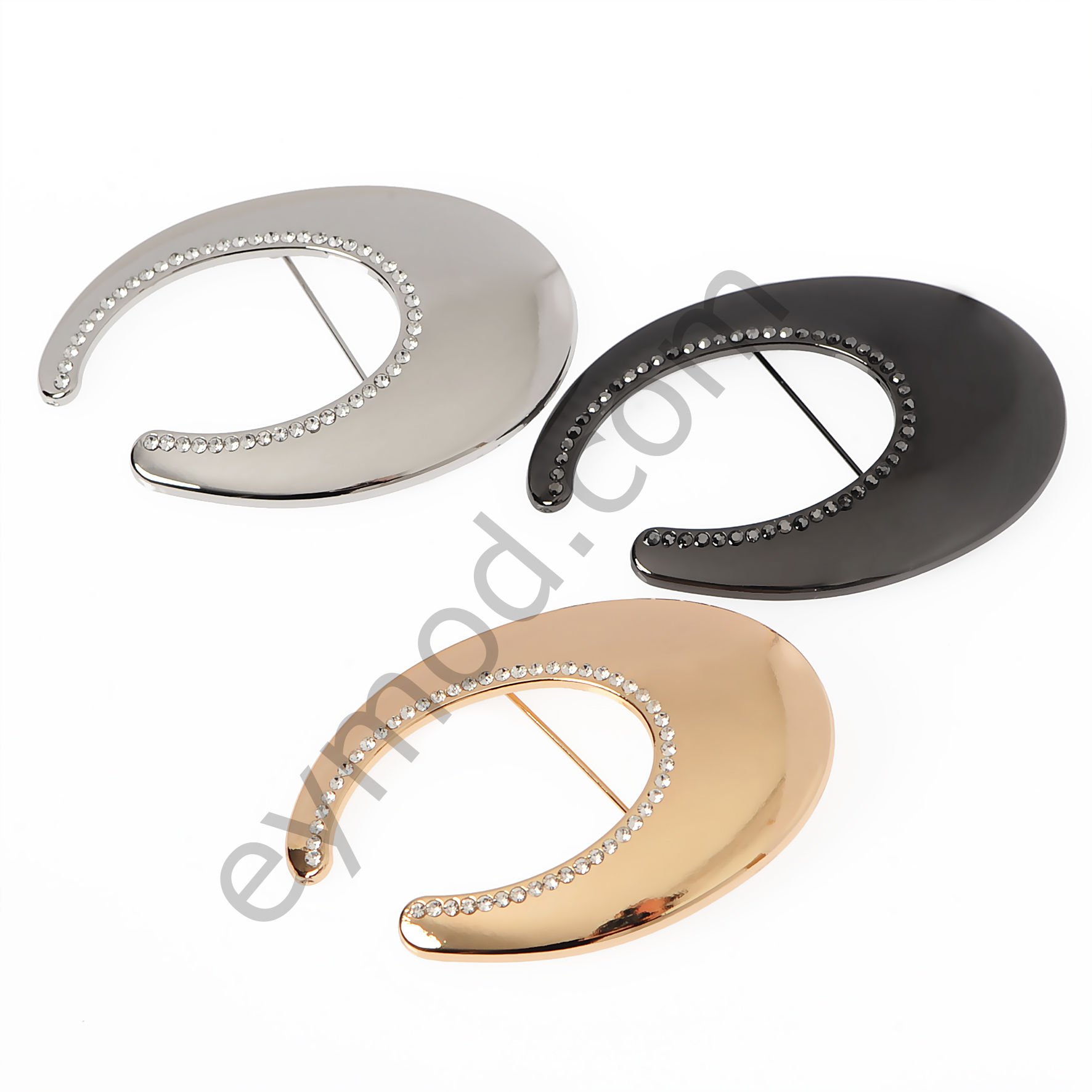 50 Taşlı Büyük Broş