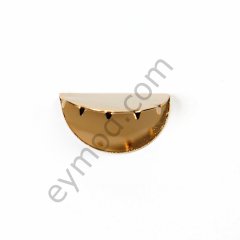 YArı Oval Tırnaklı Kıstırma GOLD