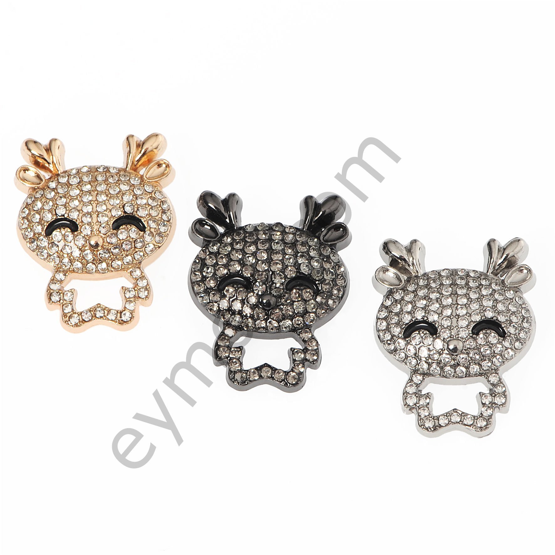 Mineli 98 Taşlı Smile Broş