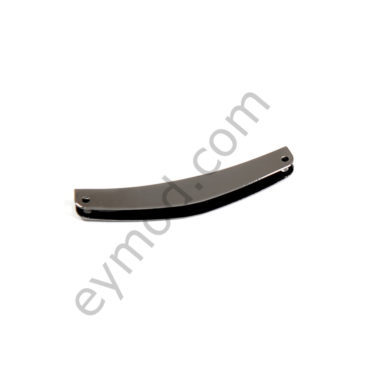Oval Dar Delikli Tırnaksız Kıstırma BLACK NİKEL