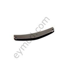 Oval Dar Delikli Tırnaksız Kıstırma BLACK NİKEL
