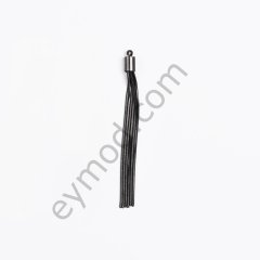 Püsküllü Sallantılı Aksesuar BLACK NİKEL