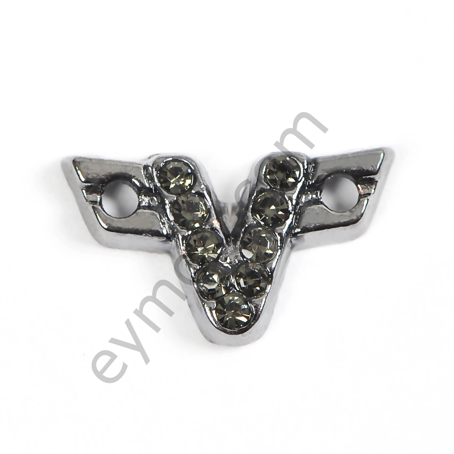 9 Taşlı V Dikme Toka BLACK NİKEL