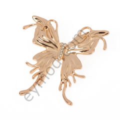 7 Taşlı Kelebek Broş