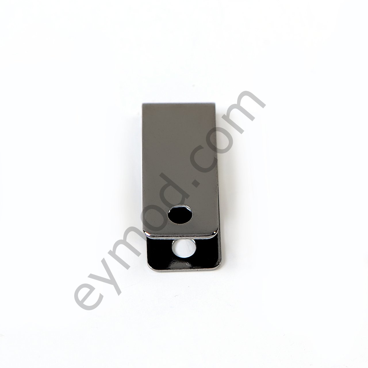 Uzun Delikli Tırnaksız Kıstırma 25 mm - BLACK NİKEL
