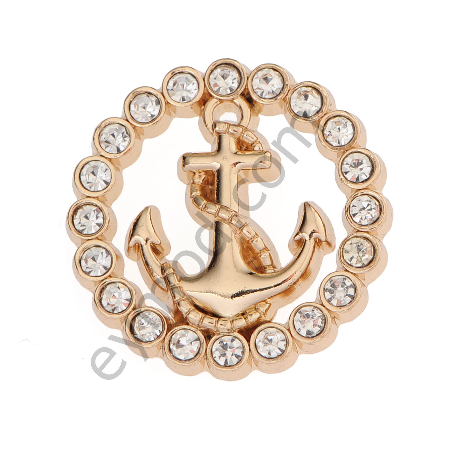 20 Taşlı Çapa Yuvarlak Düğme