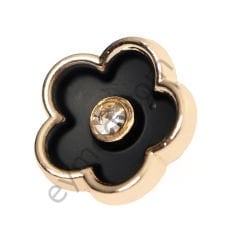 1 Taşlı Mineli Yonca Düğme