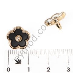 1 Taşlı Mineli Yonca Düğme