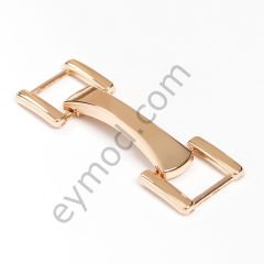 Düz Büyük Eklemeli Toka GOLD