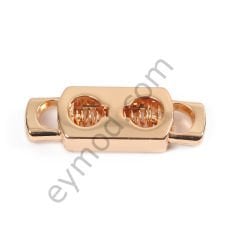 Çift Delikli Stoper Gold Kaplamalı