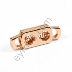 Çift Delikli Stoper Gold Kaplamalı