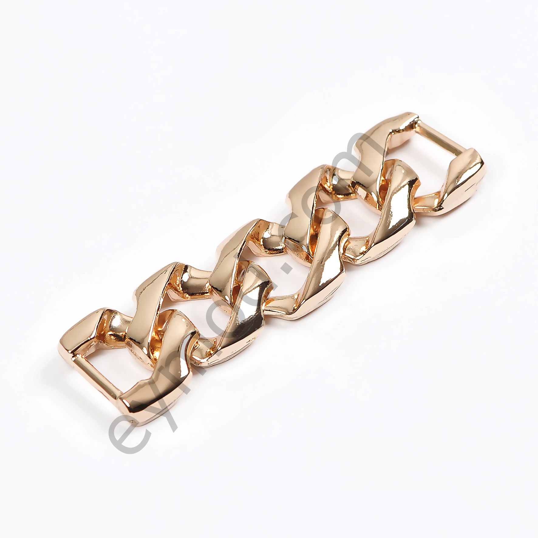 Zincir Baklalı Eklemeli Toka GOLD