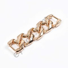 Zincir Baklalı Eklemeli Toka GOLD