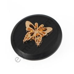 Kelebek Model Yuvarlak Düğme