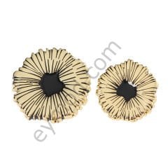 Mineli Çiçek Düğme