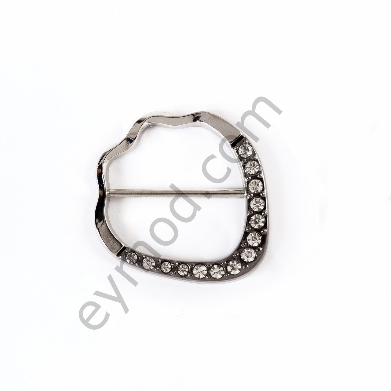 Çift Parçali 14 Taşlı Toka NİKEL+BLACK NİKEL