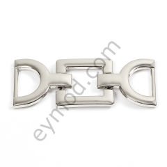 Ortası Kare Eklemeli Toka NİKEL