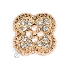 12 Taşlı Küyük Düğme GOLD