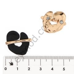 Kıvrımlı Düğme GOLD - DÜĞME BOYU 36L (~23 mm)
