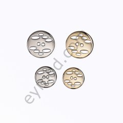 2 Delikli Oval Delik Desenli Düğme
