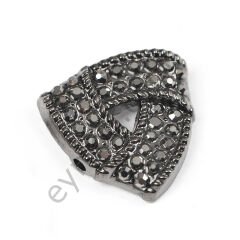 36 Taşlı Dikme Aksesuar BLACK NİKEL