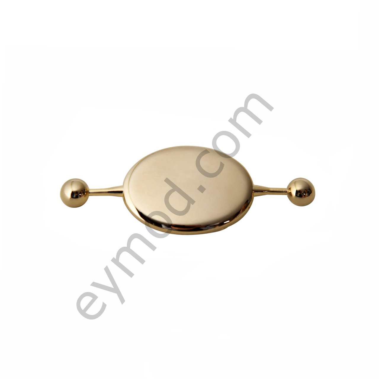 Cilalı Topuzlu Broş GOLD