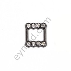 8 Taşlı Kare Dikme BLACK NİKEL