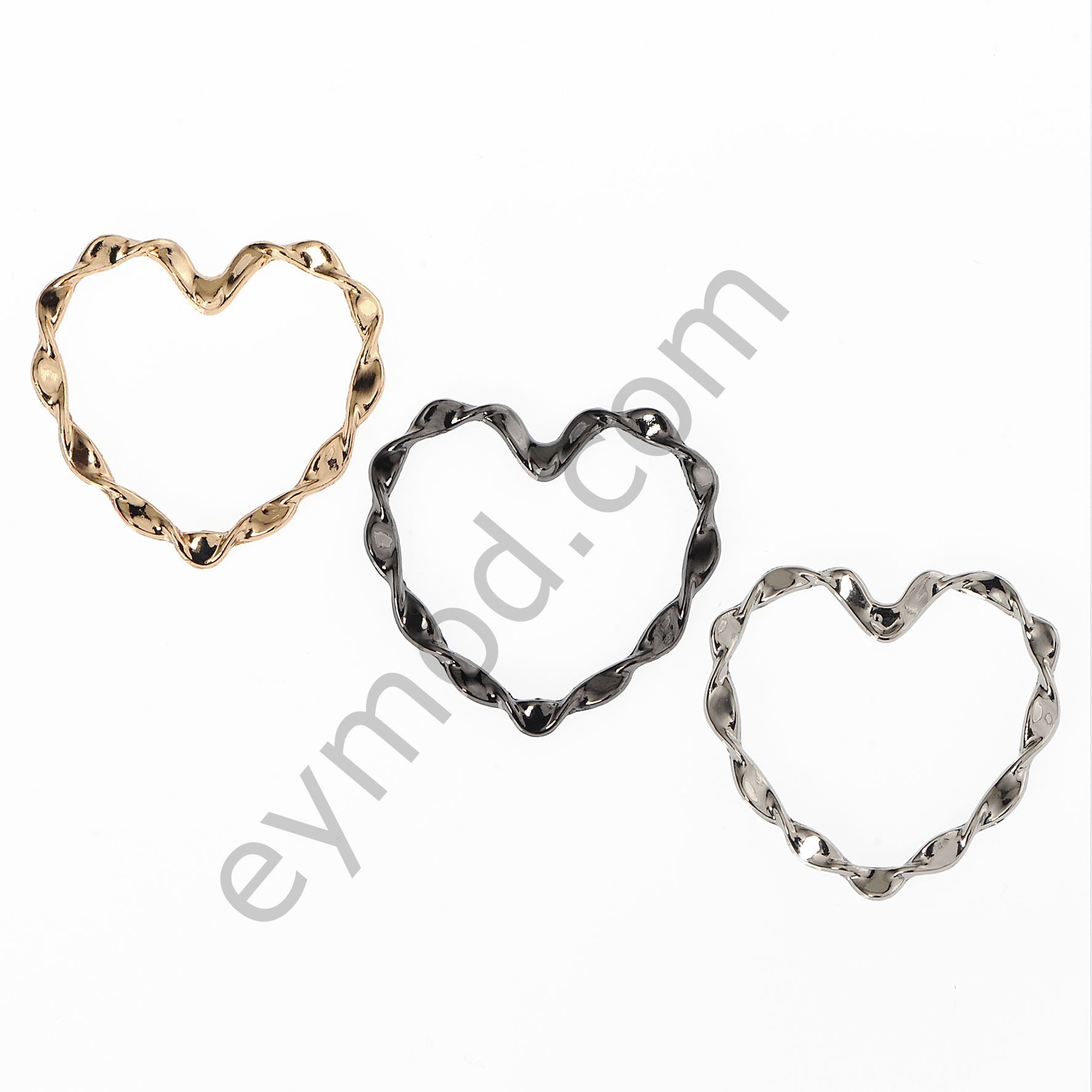 Kıvrımlı Kalp Model Toka