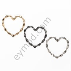 Kıvrımlı Kalp Model Toka