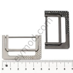 40 Taşlı Dikdörtgen Toka