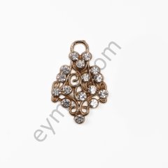 16 Taşlı Taç Elcik GOLD