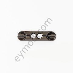 2 Delikli Boru Köprü BLACK NİKEL