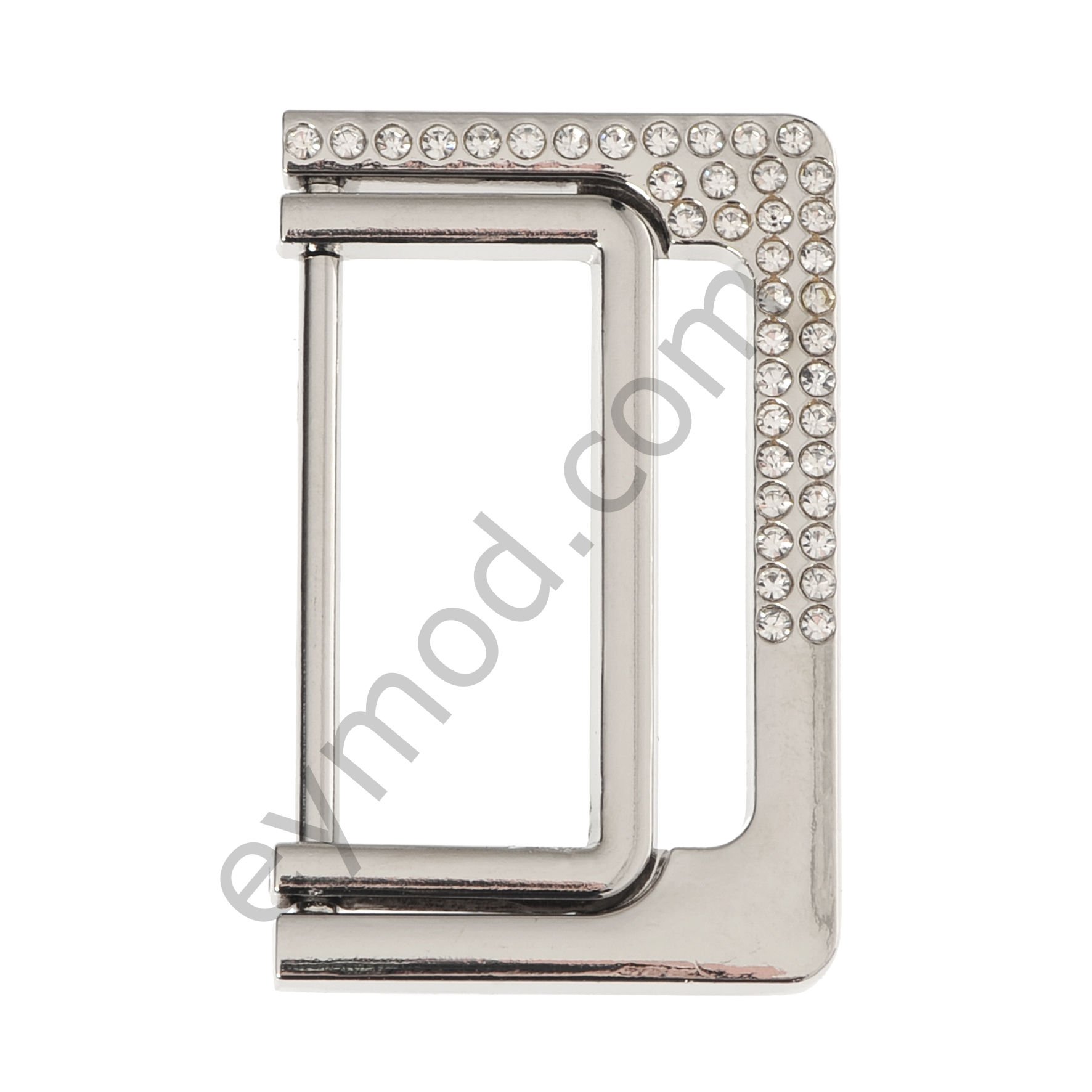 40 Taşlı Dikdörtgen Toka NİKEL - KÜÇÜK BOY