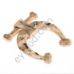 Kıvrımlı Nal Halka Toka