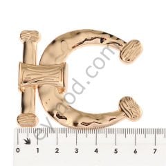 Kıvrımlı Nal Halka Toka