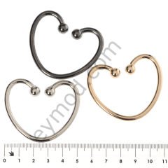 Düz Kalp Model Toka