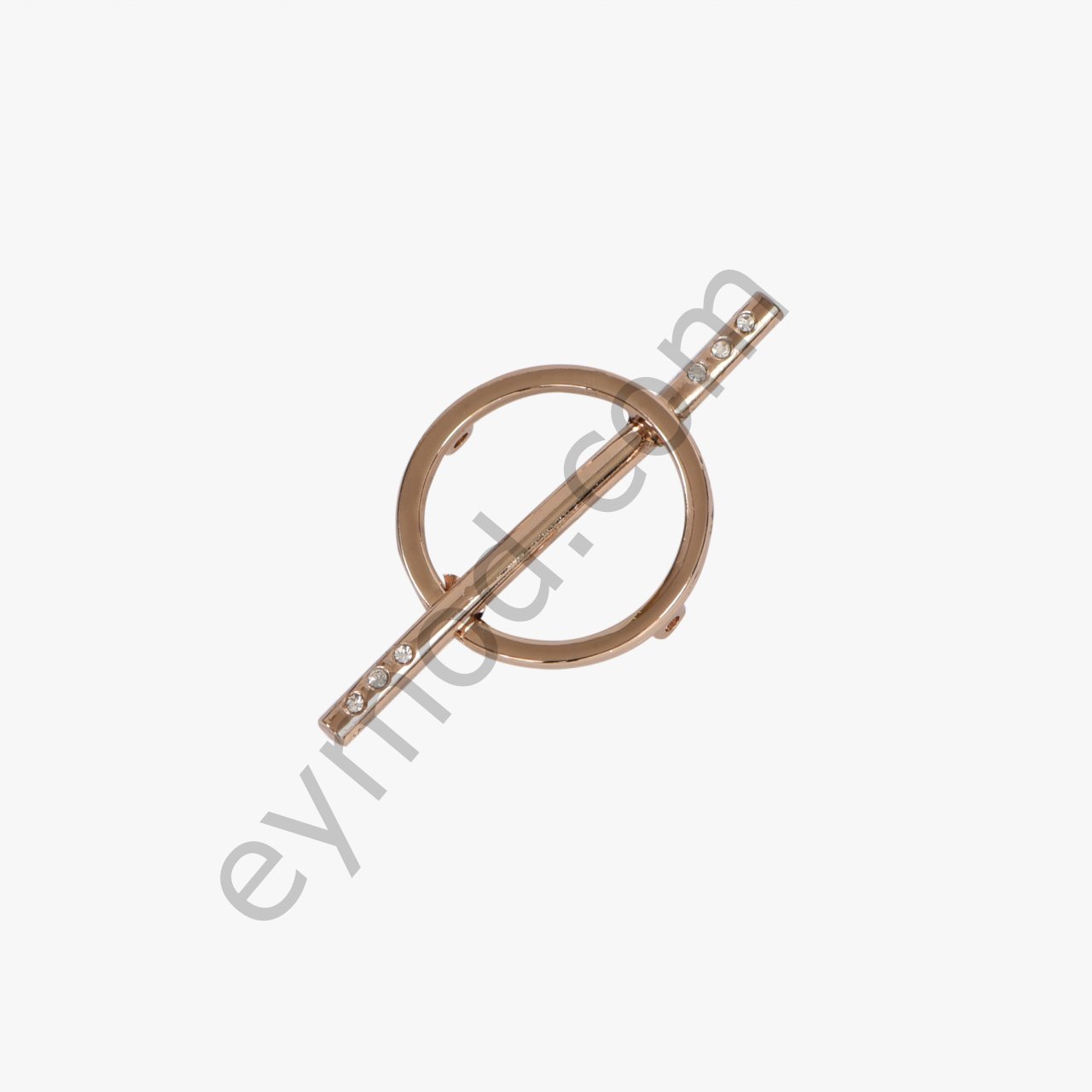 6 Taşlı Yuvarlak Dikme BÜYÜK BOY - GOLD