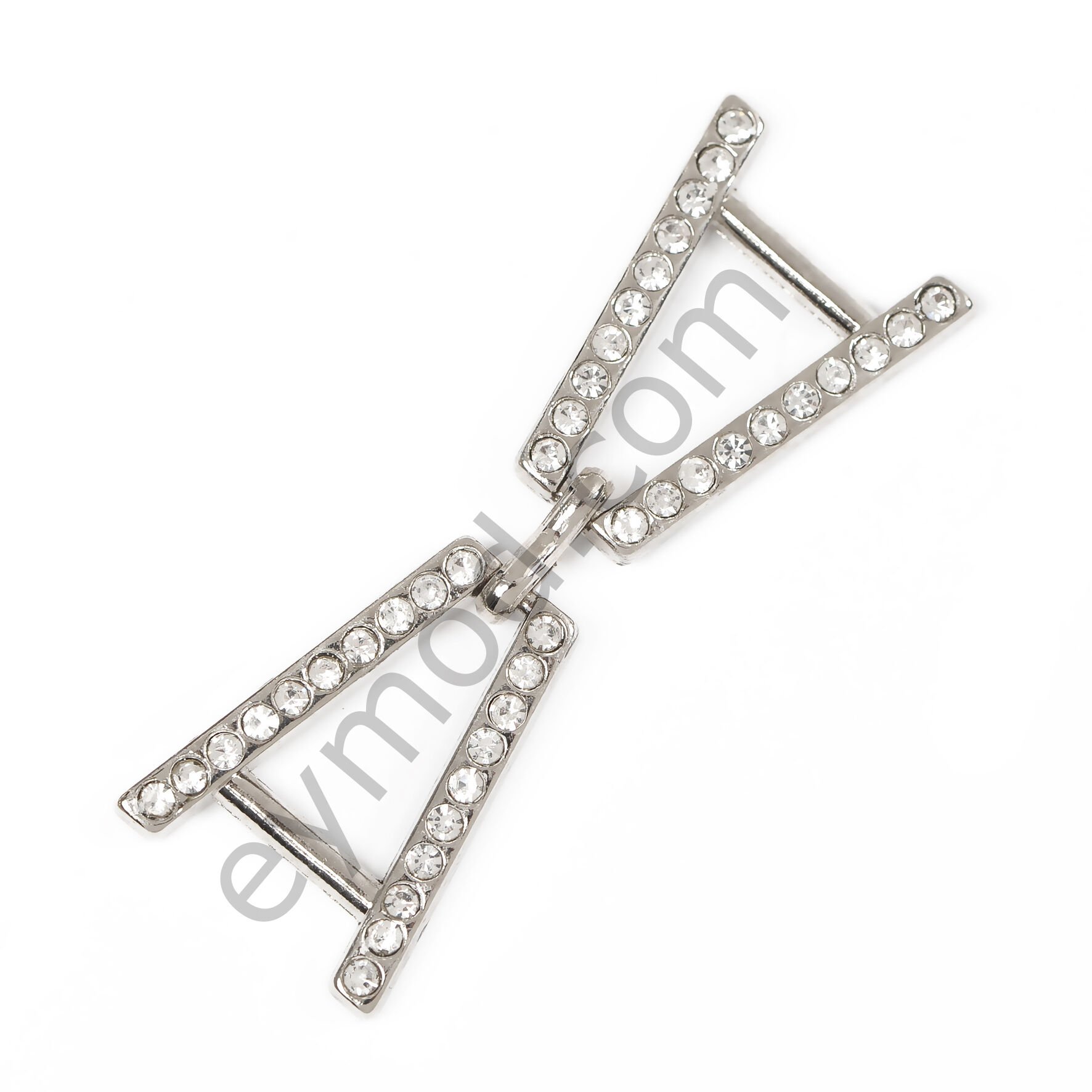 20 Taşlı Eklemeli Brit Toka Aksesuar NİKEL