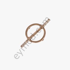 6 Taşlı Yuvarlak Dikme ORTA BOY - GOLD