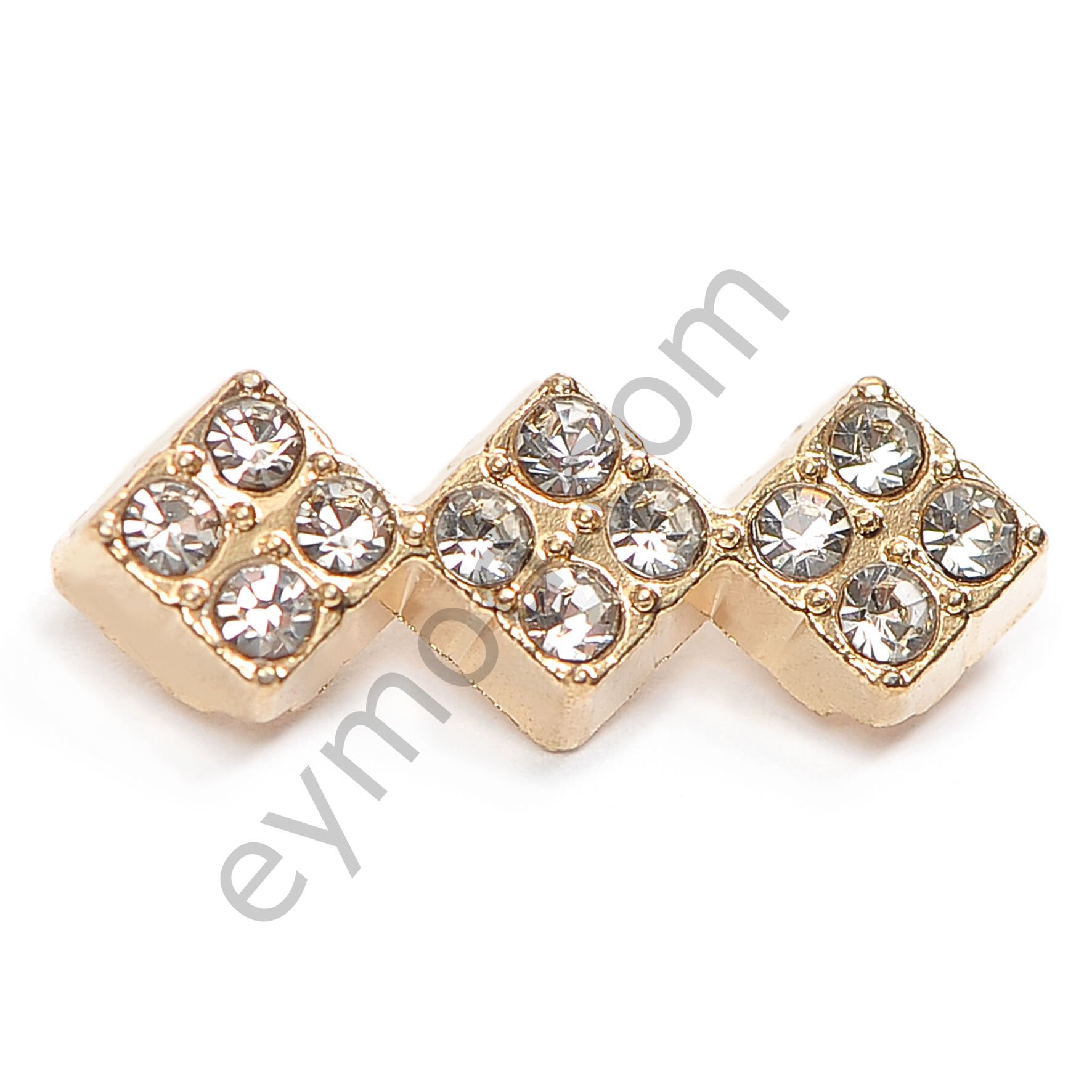 12 Taşlı Bakla Model Ufak Dikme Aksesuar GOLD