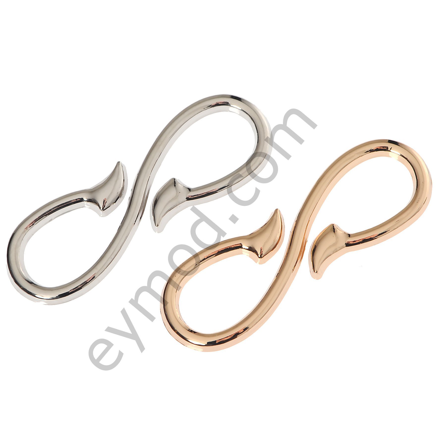 Kıvrımlı 8 Model Uzun Toka