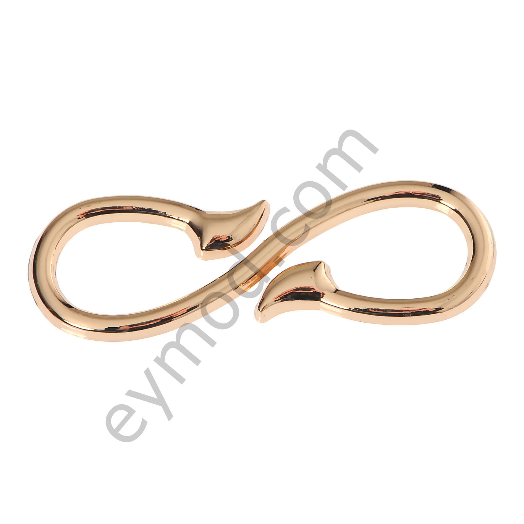 Kıvrımlı 8 Model Uzun Toka GOLD