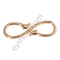 Kıvrımlı 8 Model Uzun Toka GOLD
