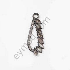 24 Taşlı Elcik BLACK NİKEL